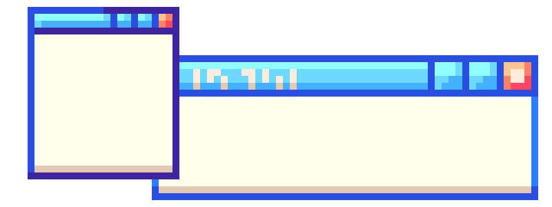 Windowsフレームのサンプル